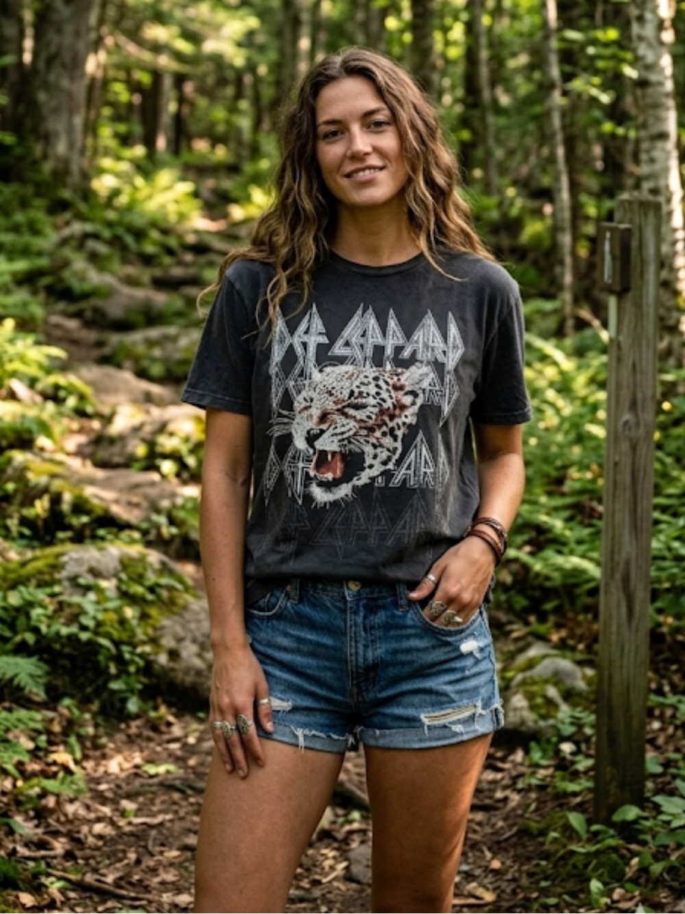 Def Leppard Black Graphic Tee